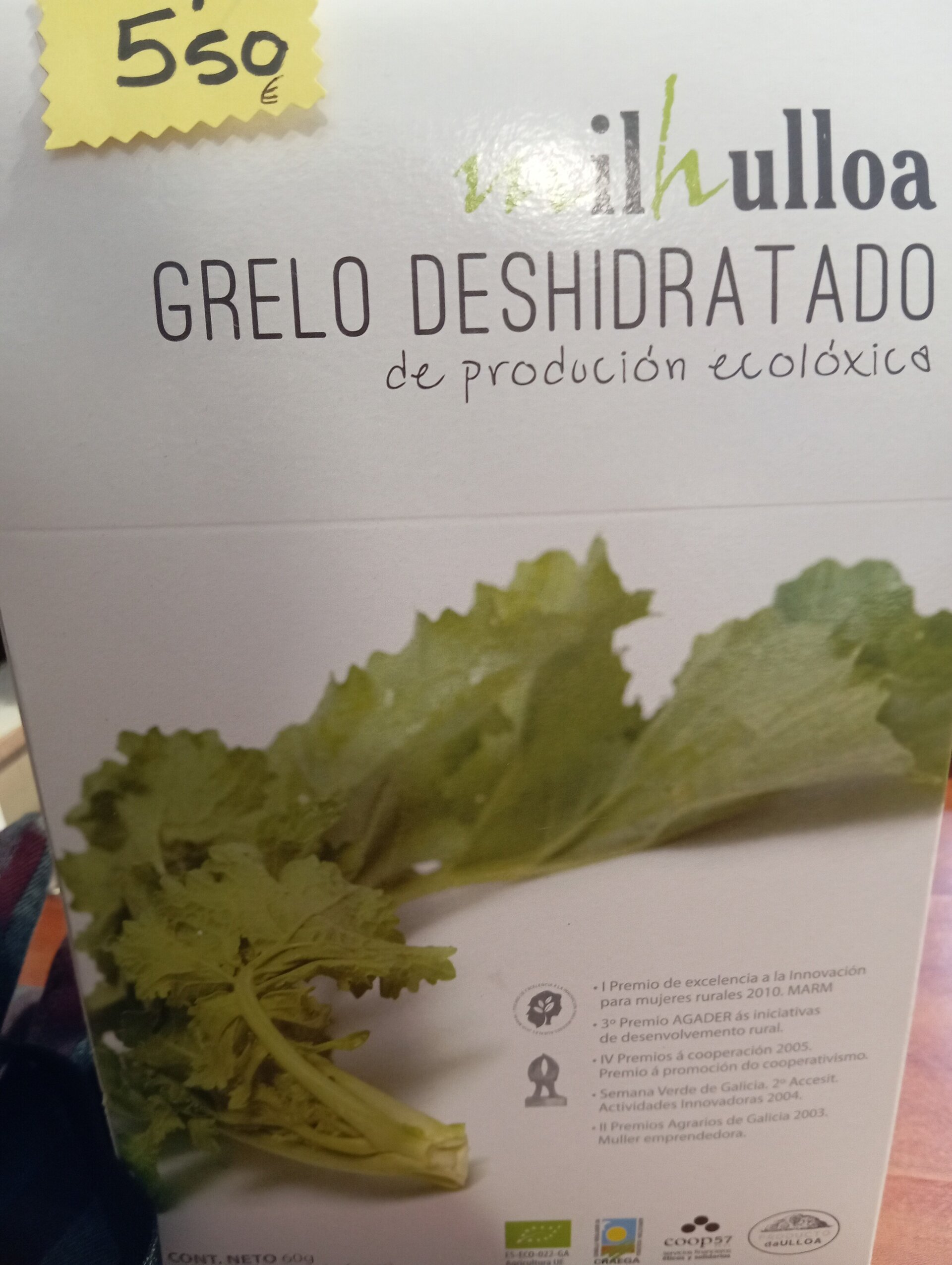 Grelos deshidratado ecológico - 3